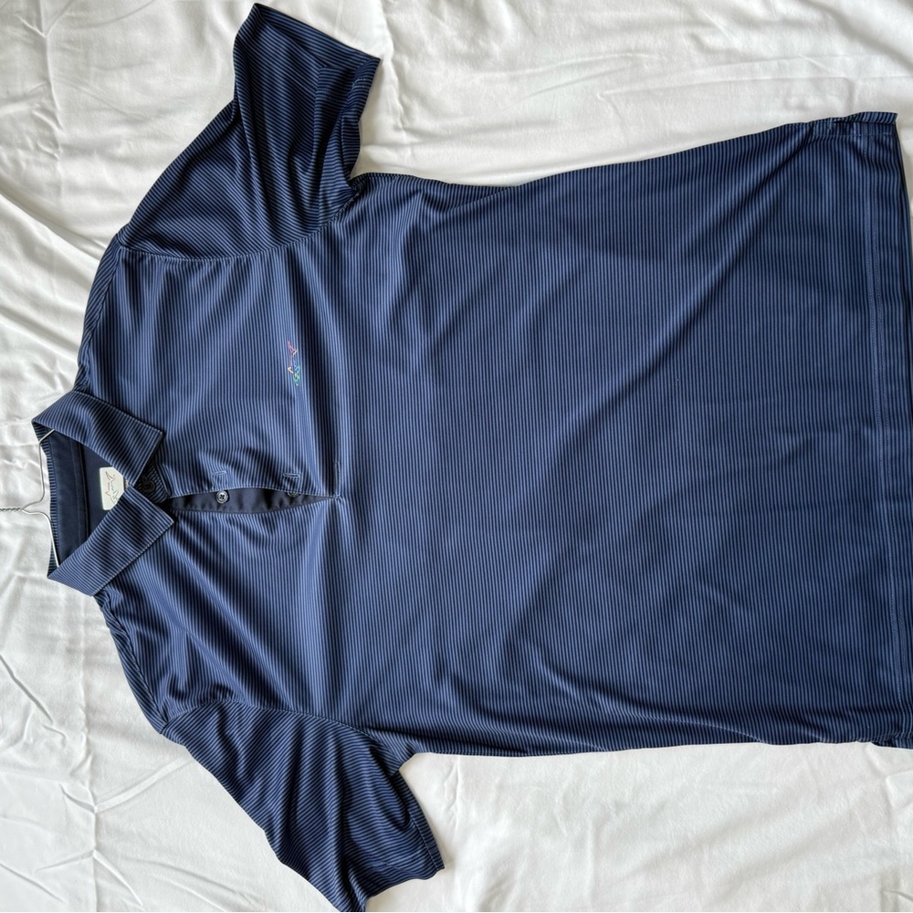 Men's Navy Polo Shirt Greg Norman (M)
